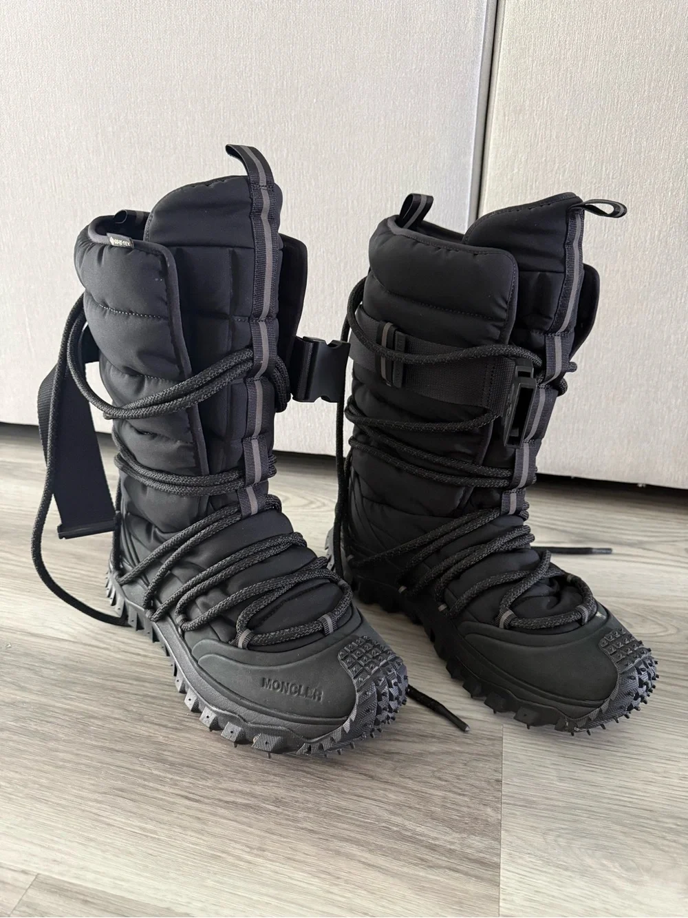 Moncler Black Gortex Snow Boots